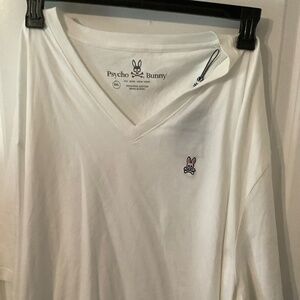 Psycho Bunny men’s big n tall 6xl white v neck